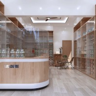 Thiết kế nhà thuốc Như Ý, Sóc Trăng 34m2